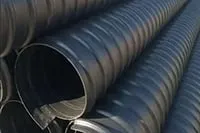 أنابيب تصريف فولاذية مموجة